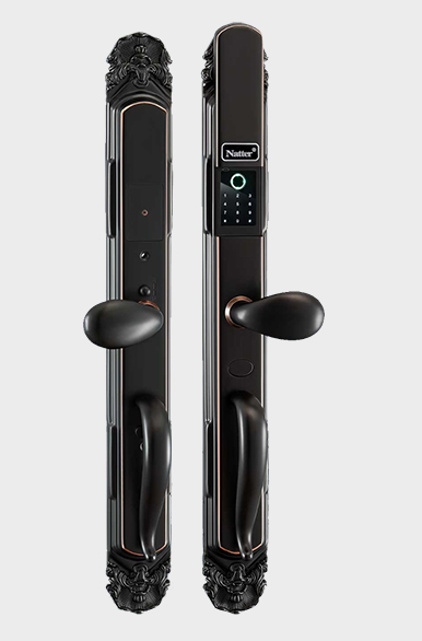 FL-63智能指纹锁 (咖啡铜)